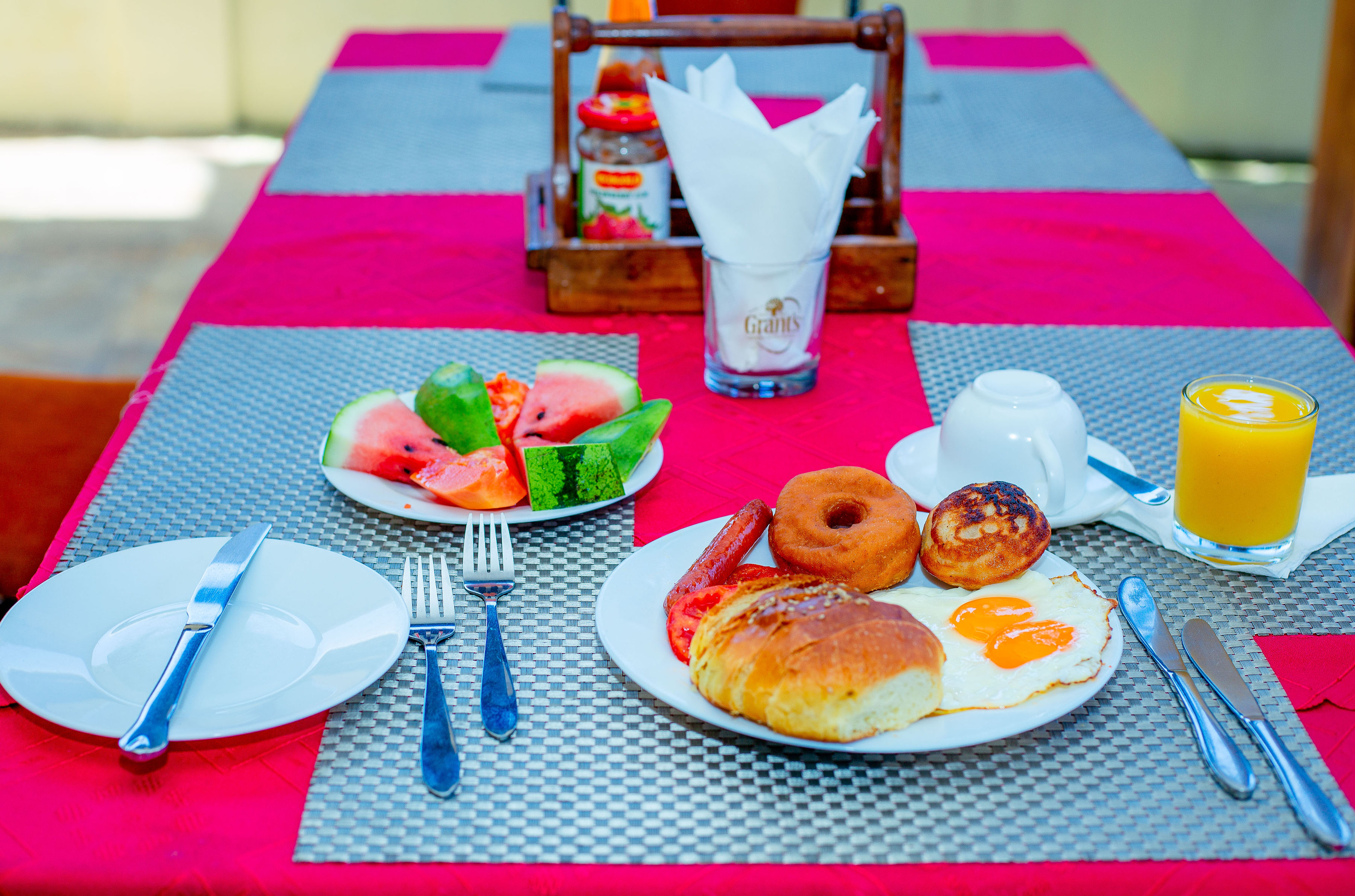 Sweet food in our lodge